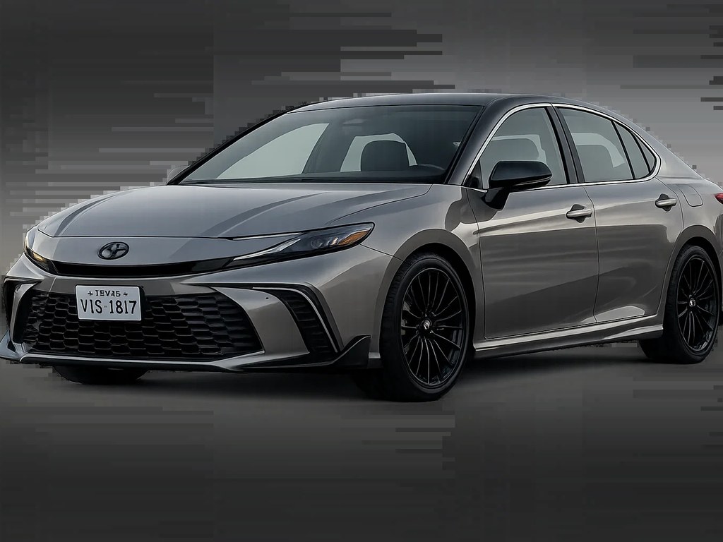 Toyota Camry hybrid sedan used for affordable chauffeured car service in Austin, Texas